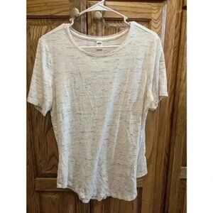 Ladies Heather Gray Luxe T-shirt size L by Old Navy